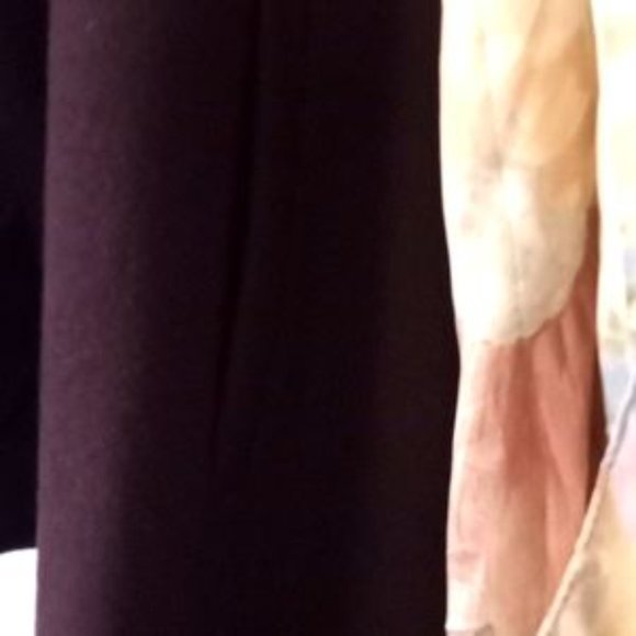 Stephanie Matthews Vintage Women's Double Breasted Coat - Sz (8) - Dark Burgundy - Picture 5 of 12